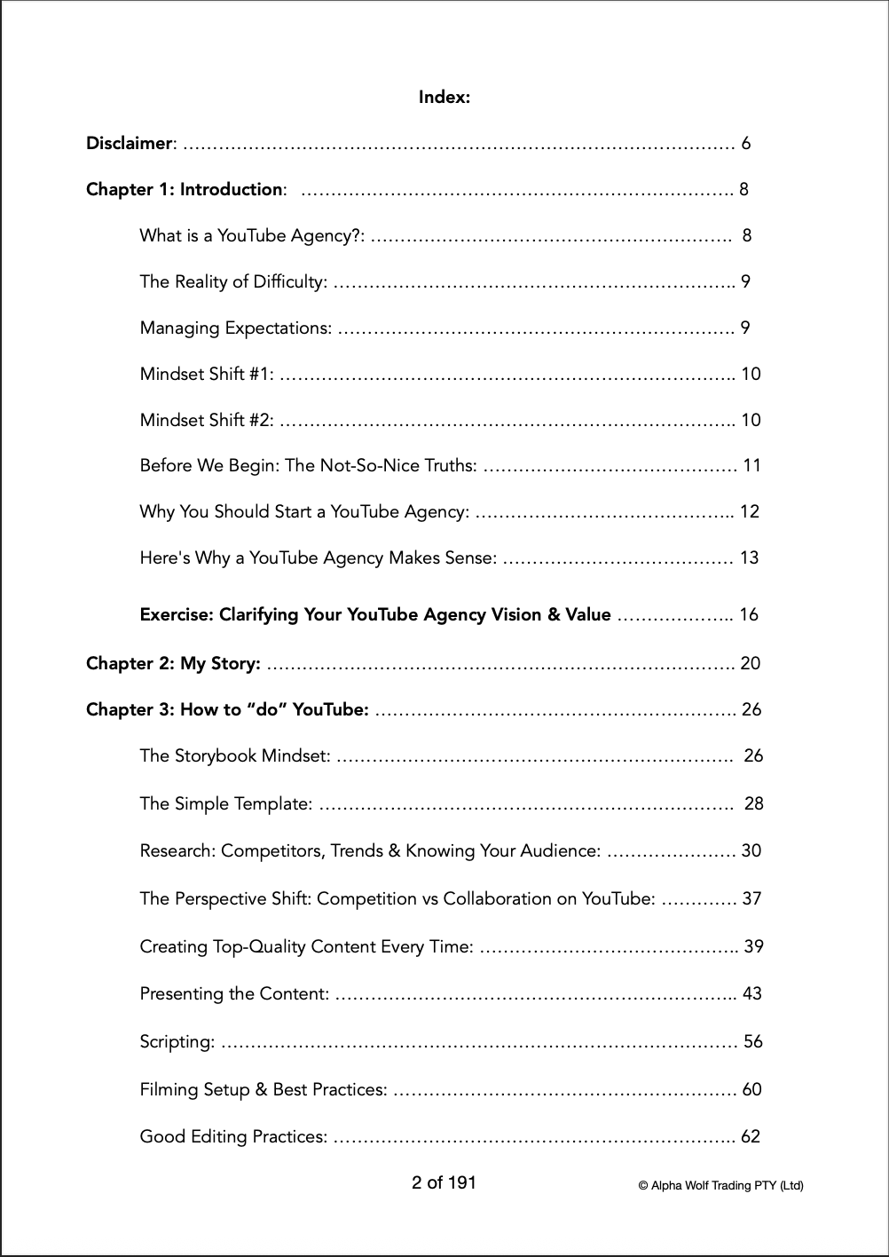 The YT Agency Blueprint (Edition 1)