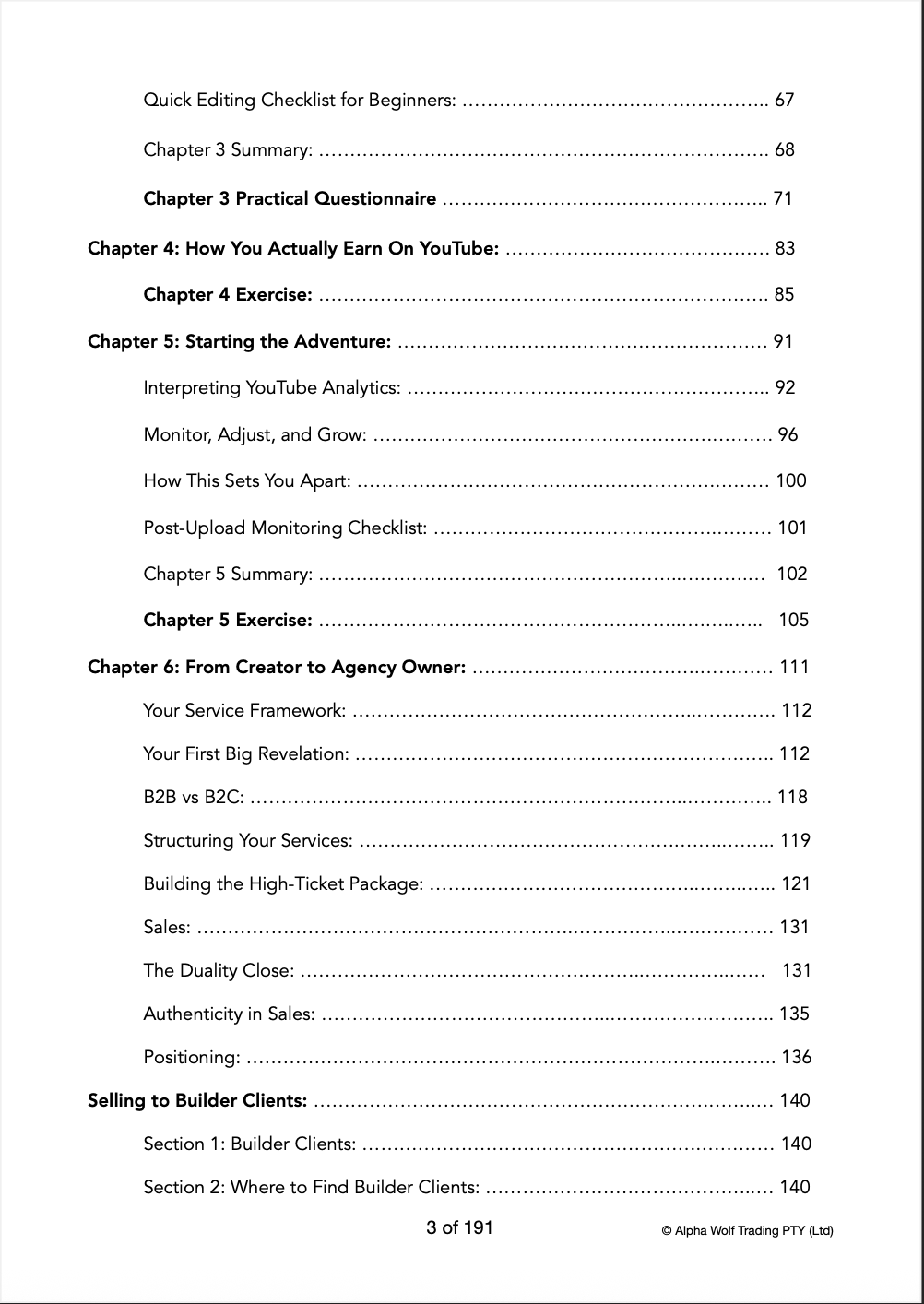 The YT Agency Blueprint (Edition 1)